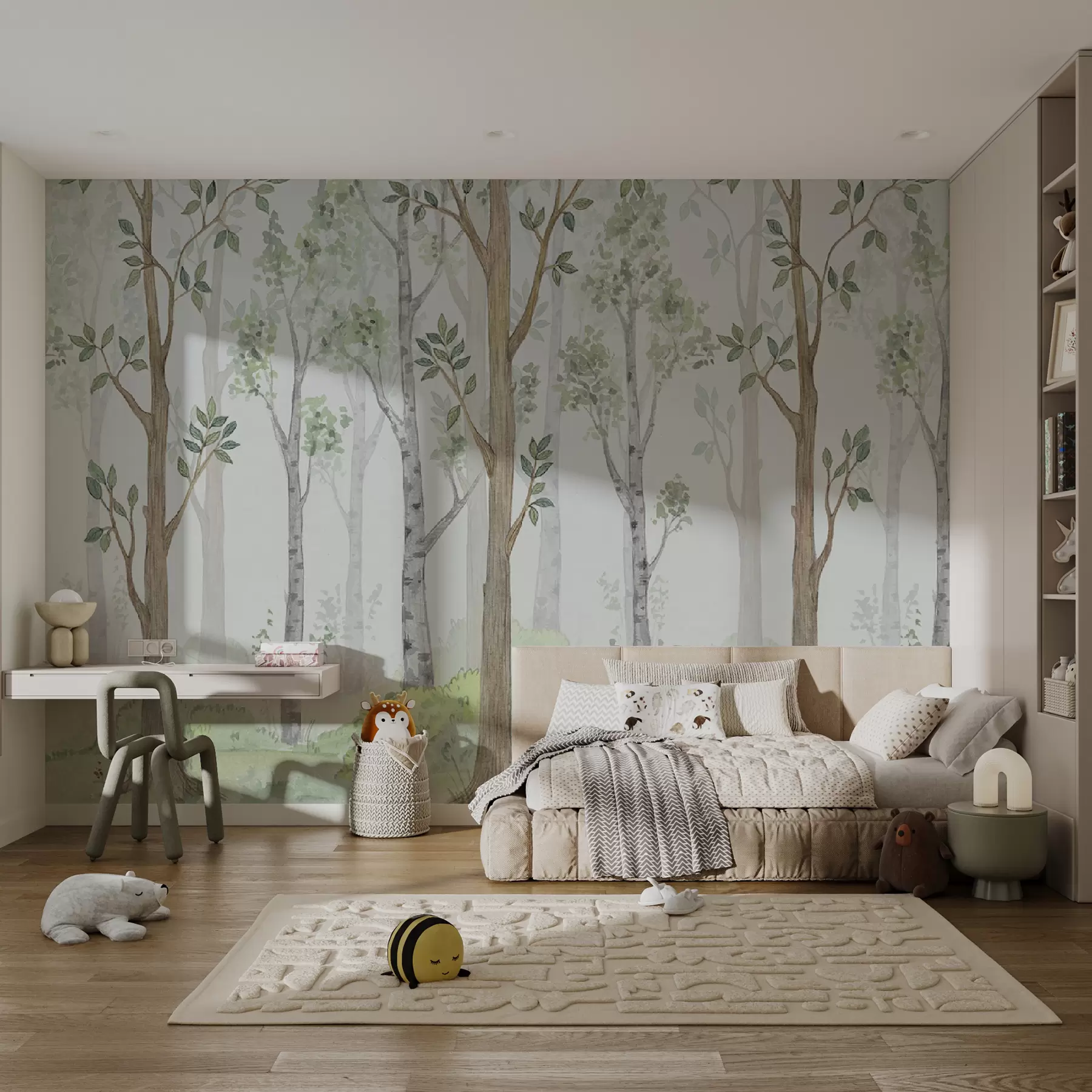 wall murals Чаробна шума u51424