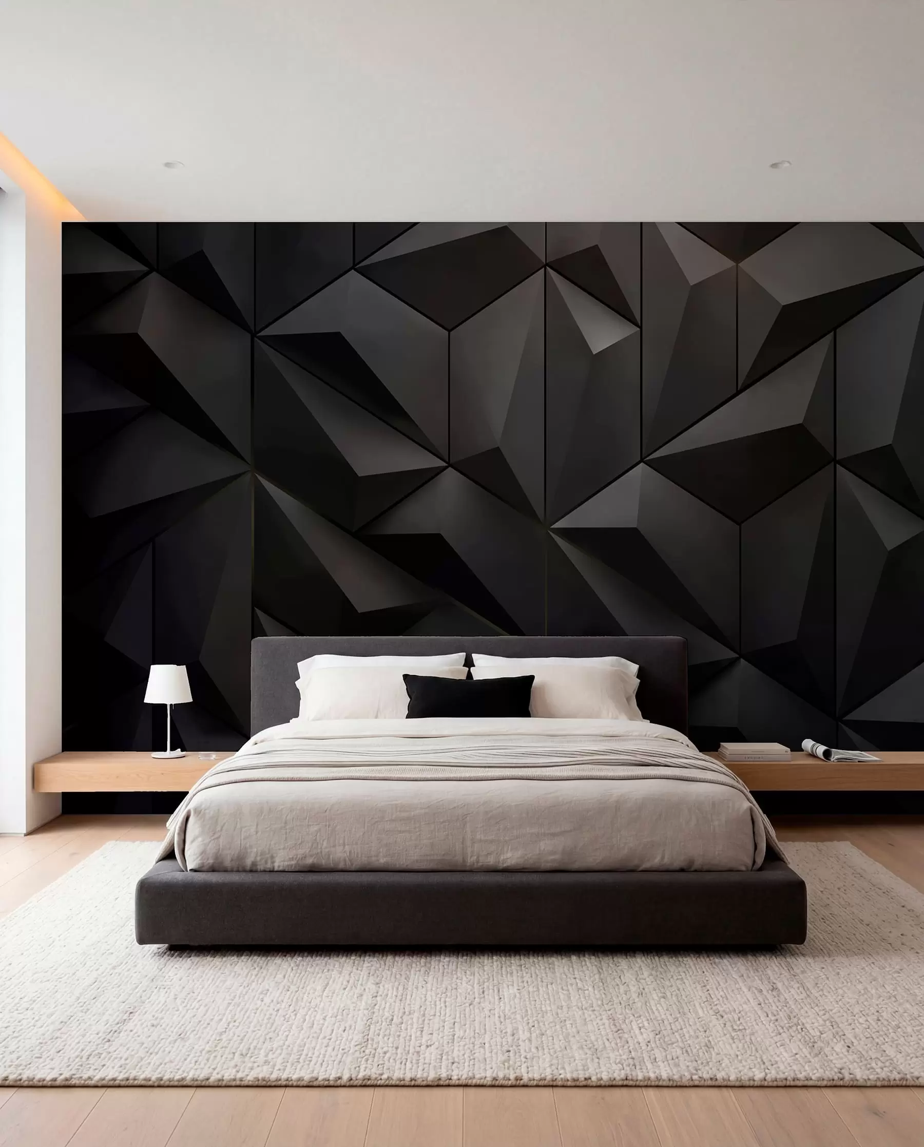 wall murals Crne fasete u79936