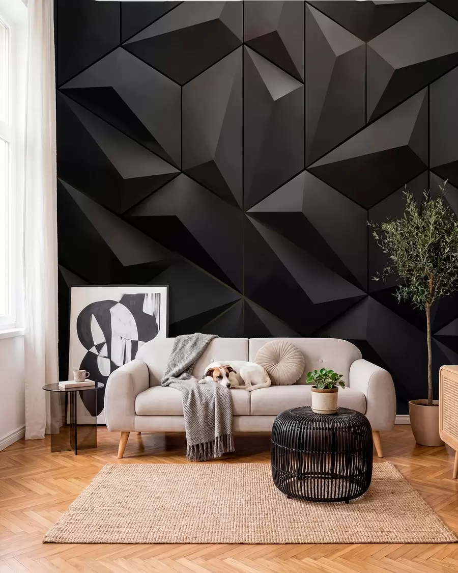 wall murals Троугласти панели u79936