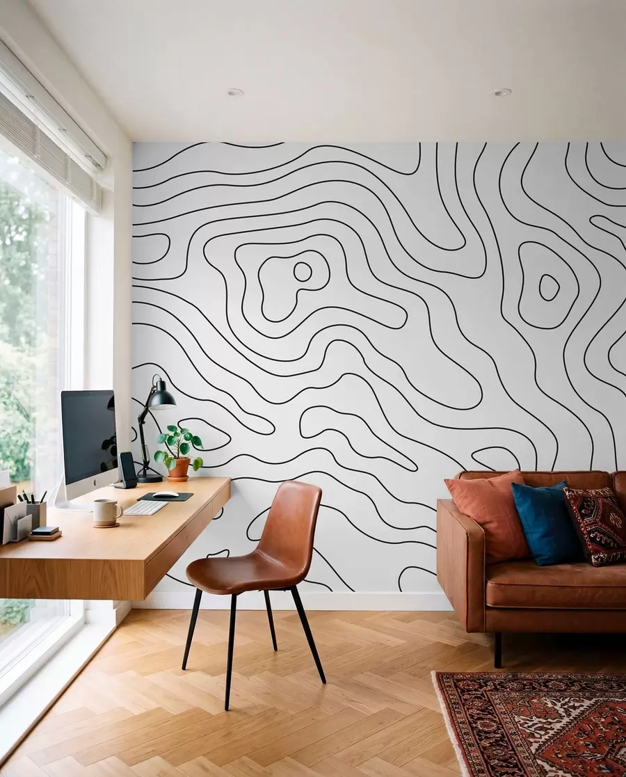 wall murals топографска карта u70650