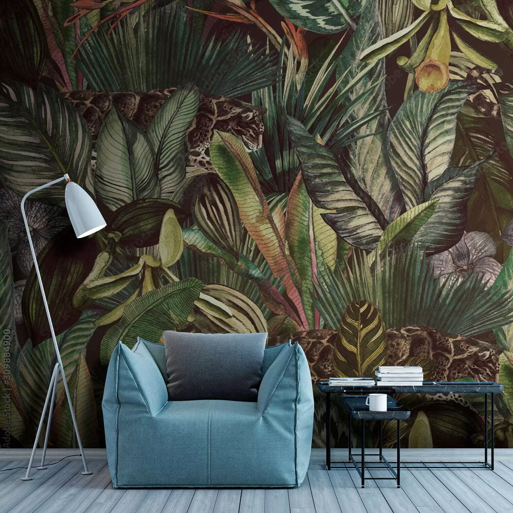 wall murals Тајанствена џунгла u51884