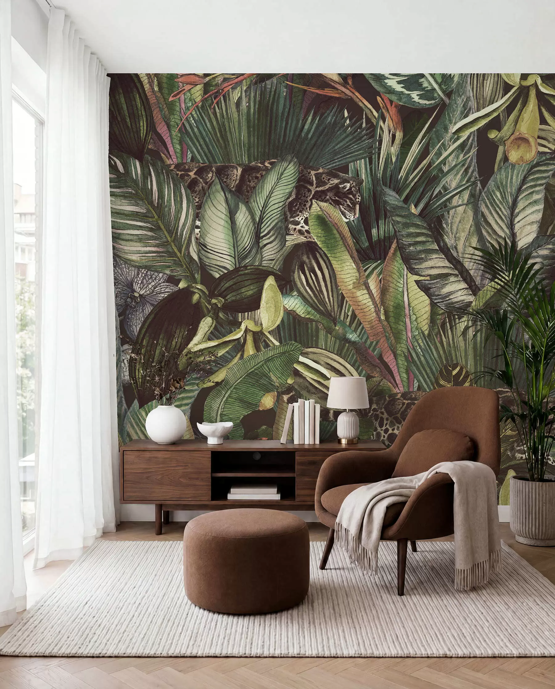 wall murals Тајанствена џунгла u51884