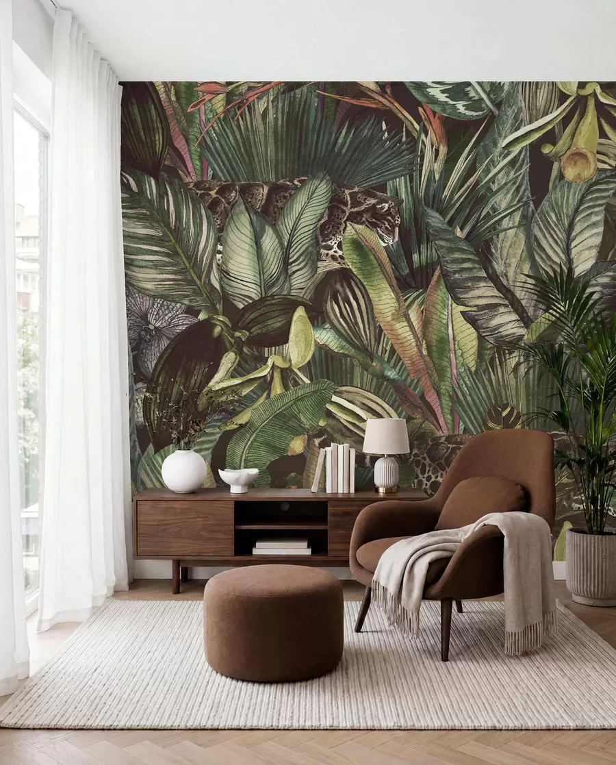 wall murals Тајанствена џунгла u51884