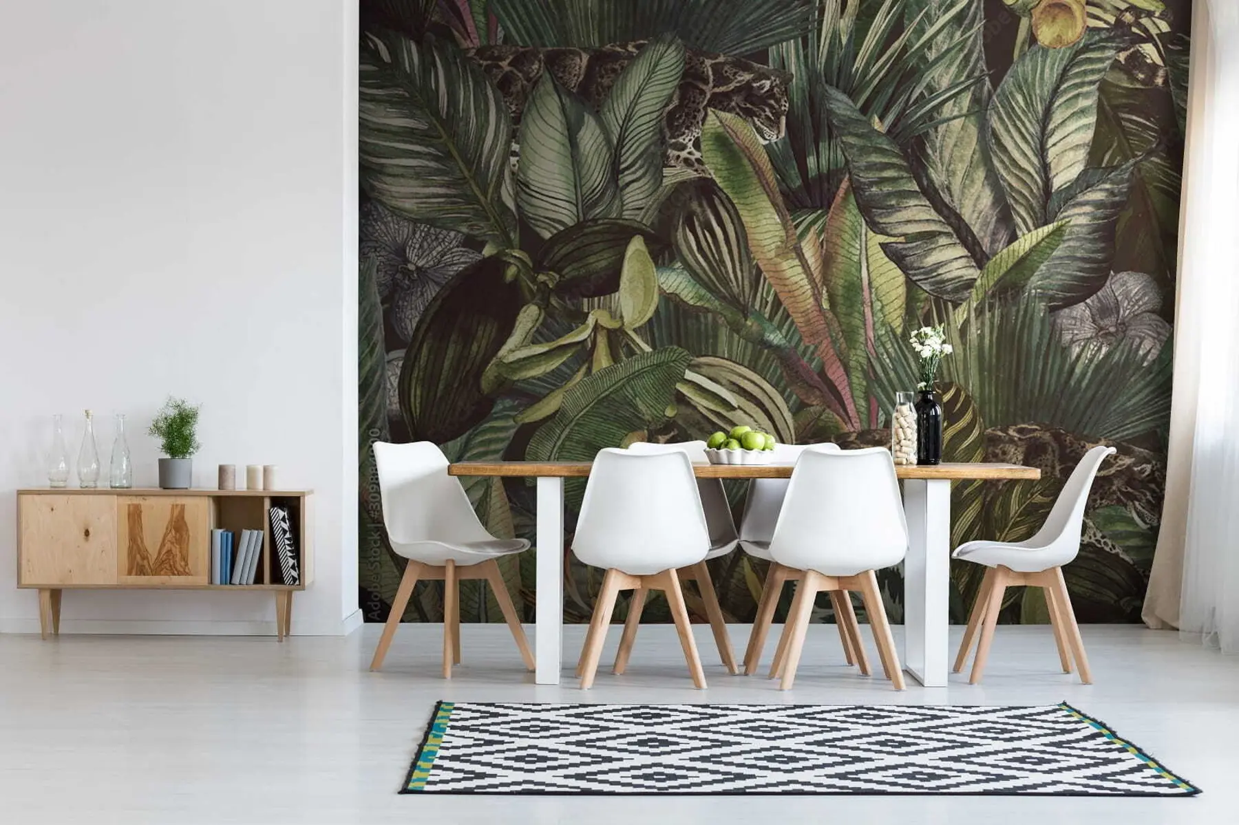 wall murals Тајанствена џунгла u51884