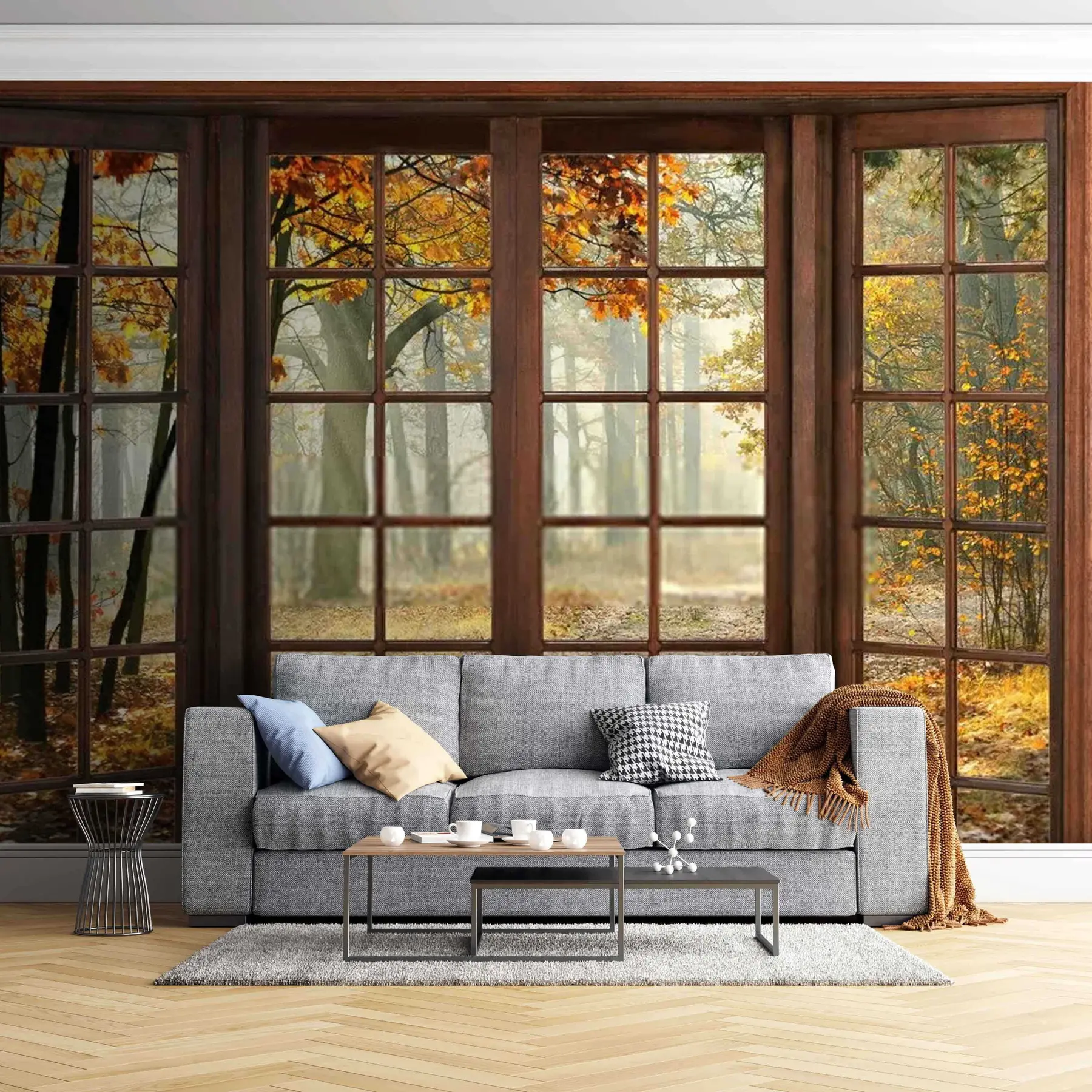 wall murals Учвршћење, дрво и амбер u02605