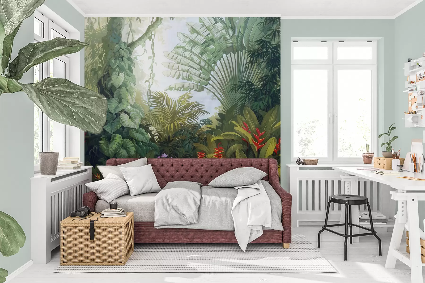 wall murals Светла тропска шума u02708