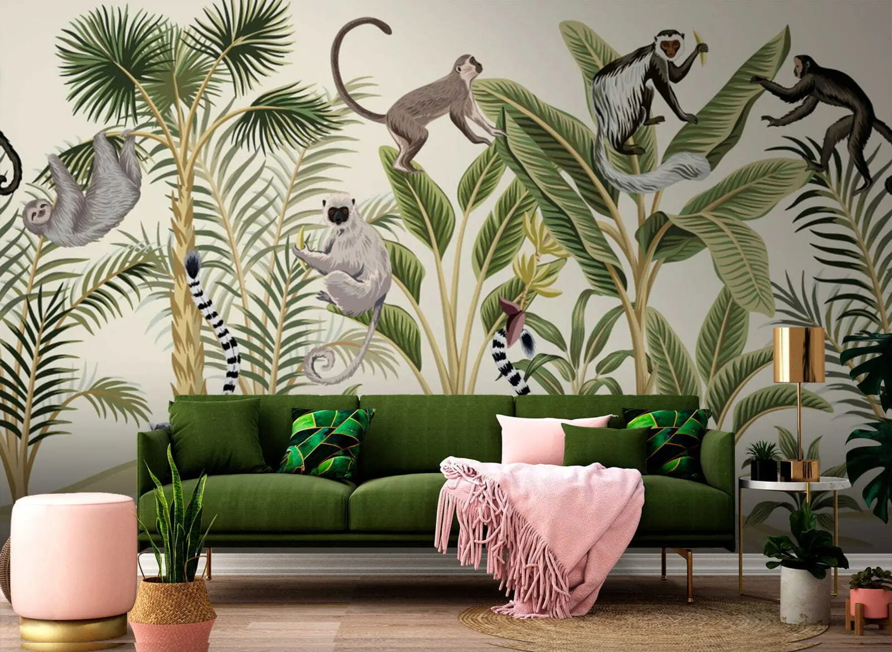 wall murals Позадина егзотичних животиња u51912