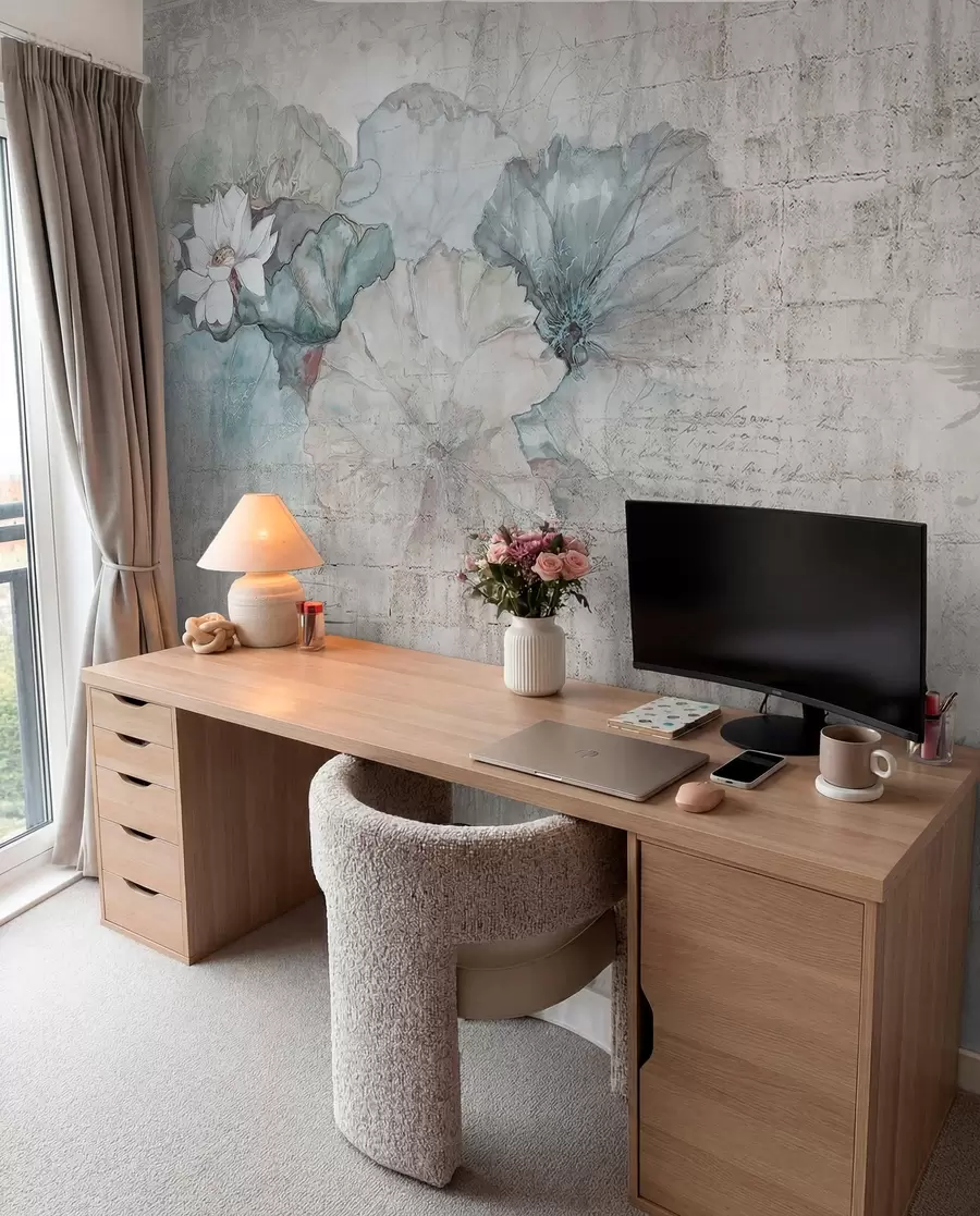 wall murals Цвет, уметност и латица u04724