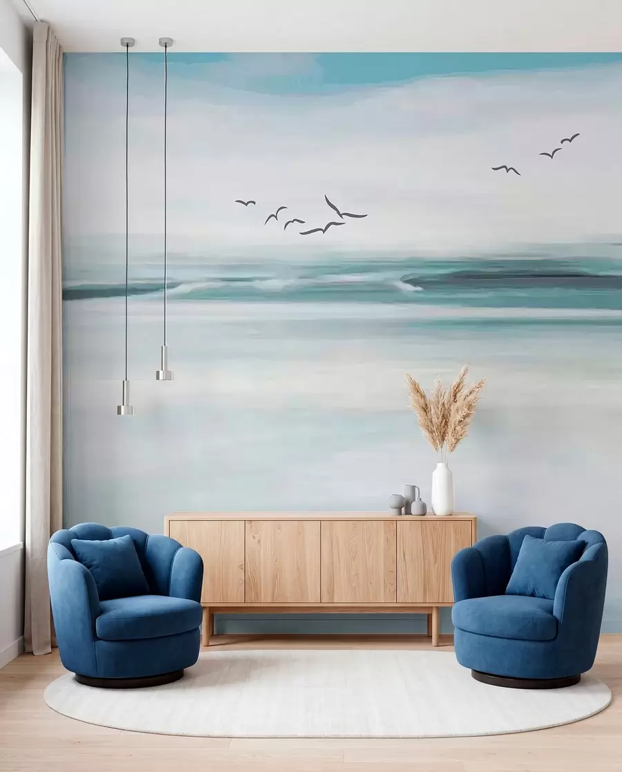 wall murals Галебови преко мора u05695