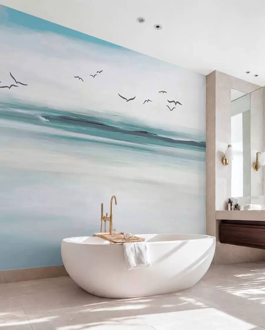 wall murals Галебови преко мора u05695