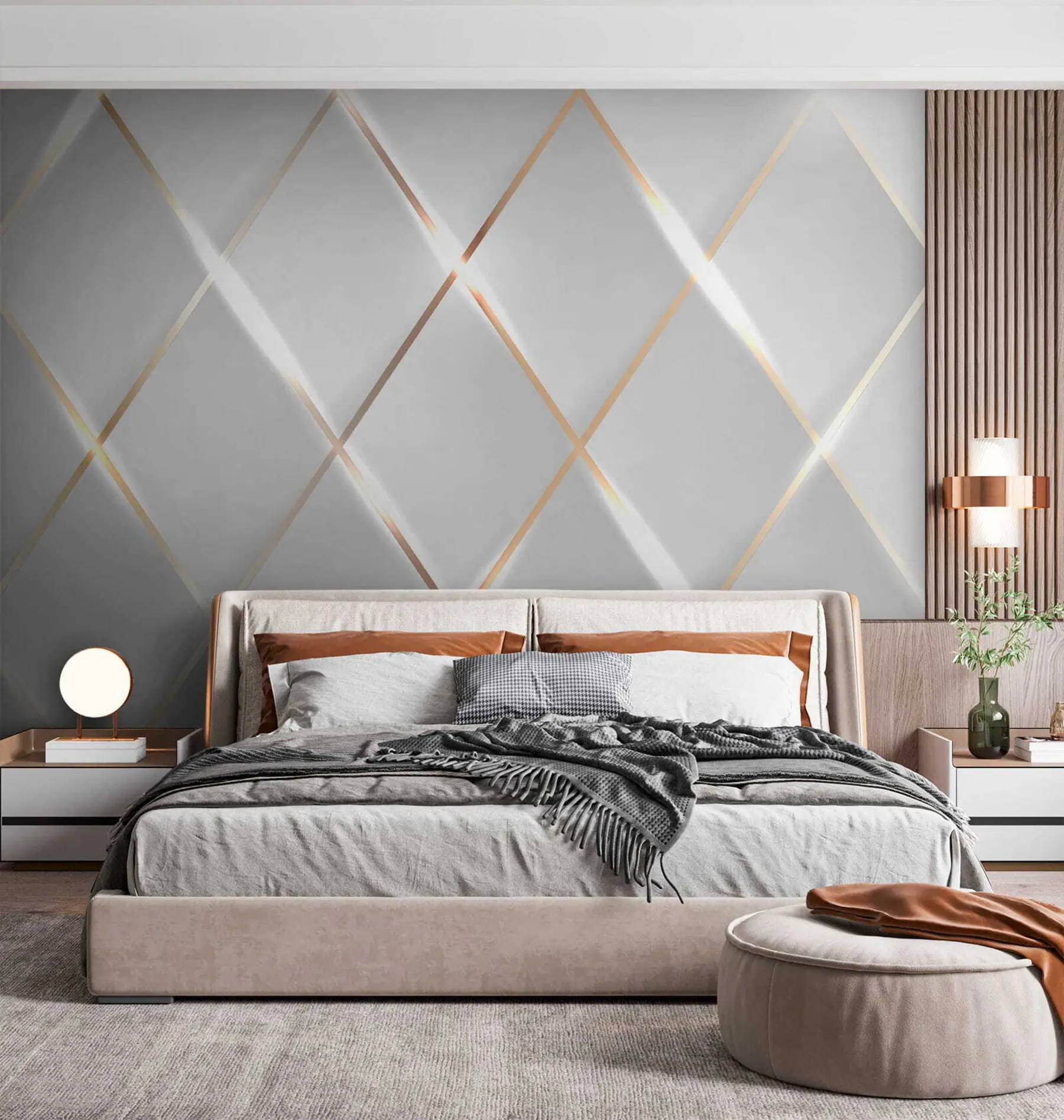 wall murals Мрежа на белој позадини u06014