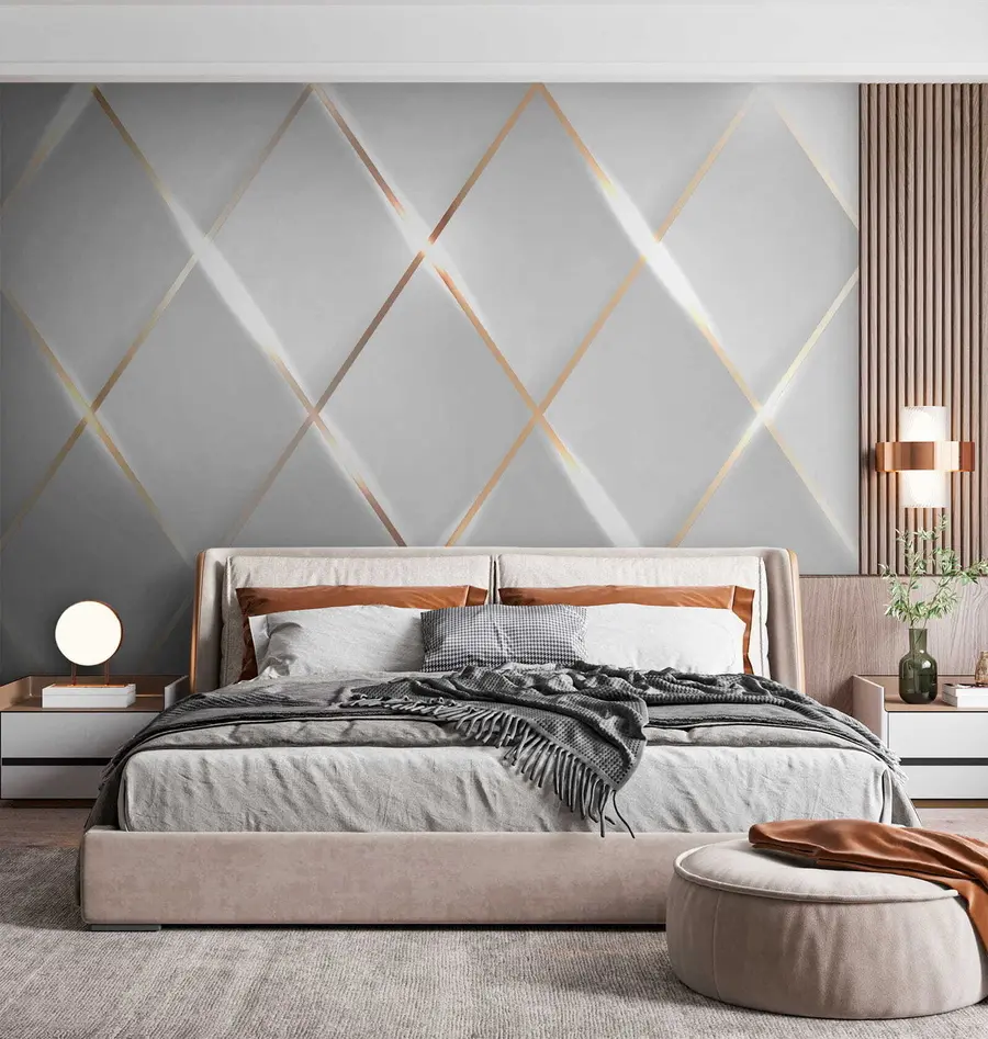 wall murals Мрежа на белој позадини u06014