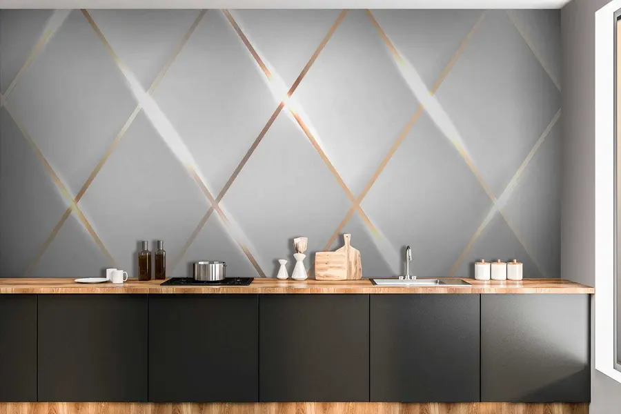 wall murals Мрежа на белој позадини u06014