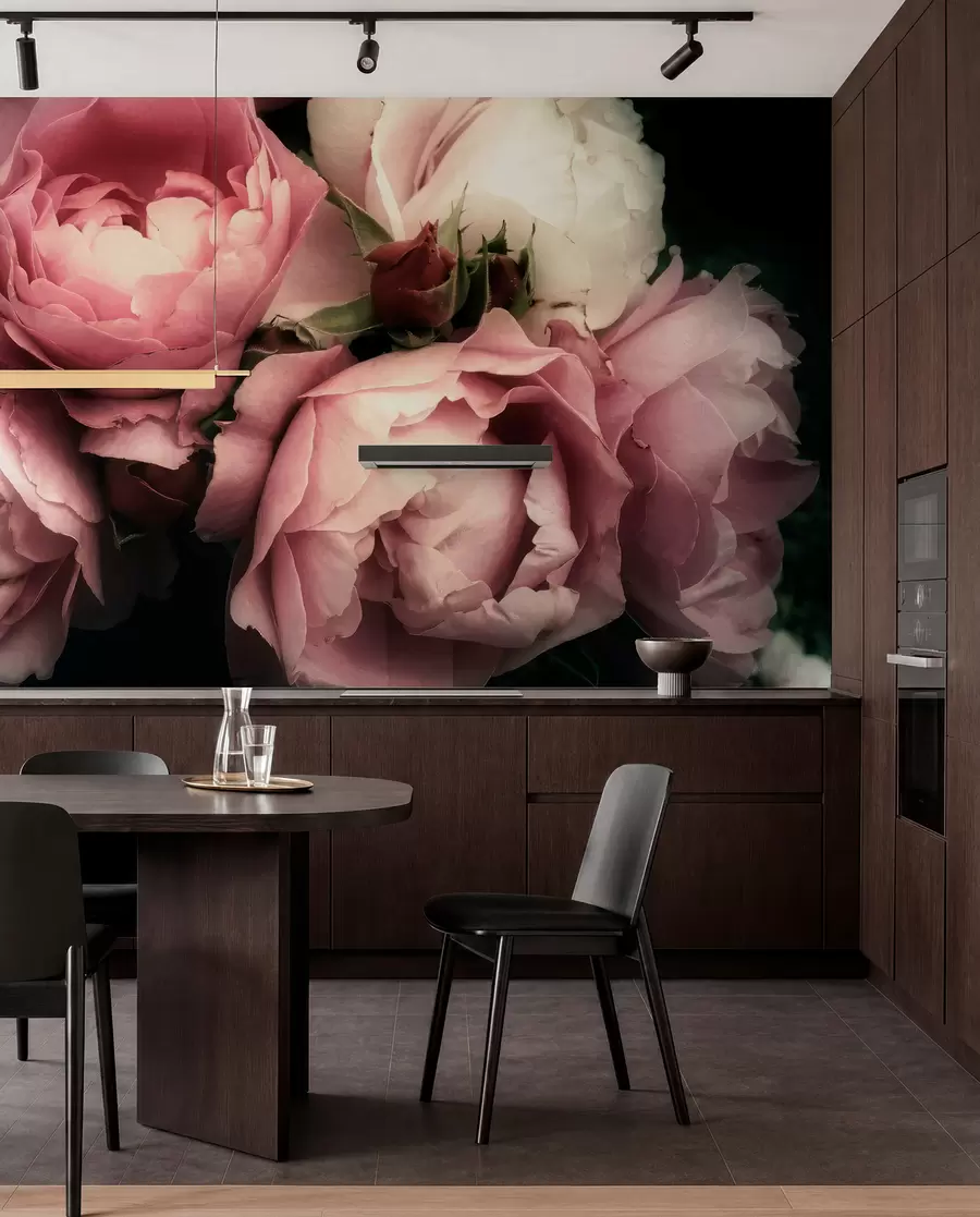 wall murals Деликатна ружичаста пеониес u08062