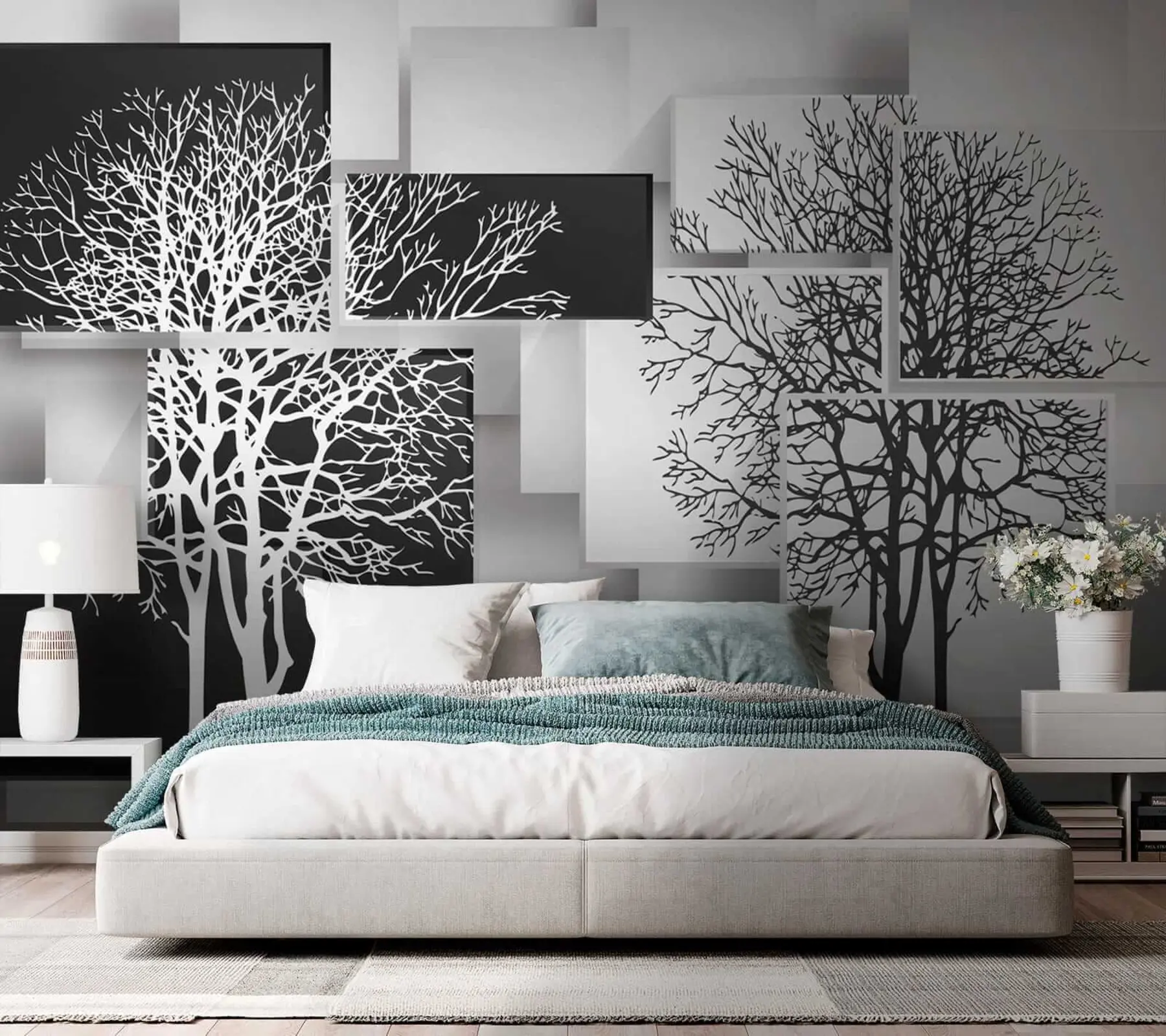 wall murals Јин Јан дрво u09369