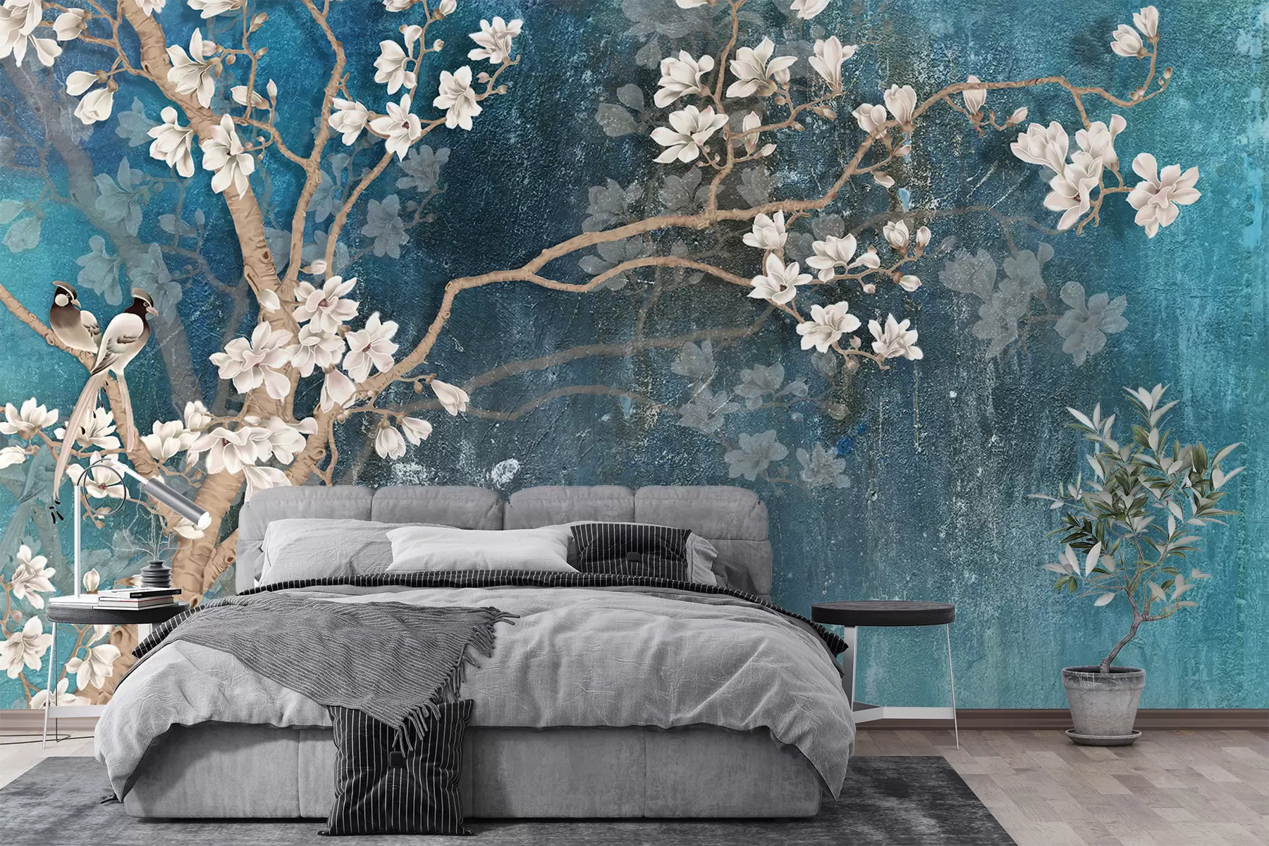 wall murals Цвет, вода и подружница u12150