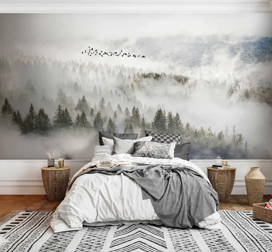 wall murals Облак, небо и планина u13823