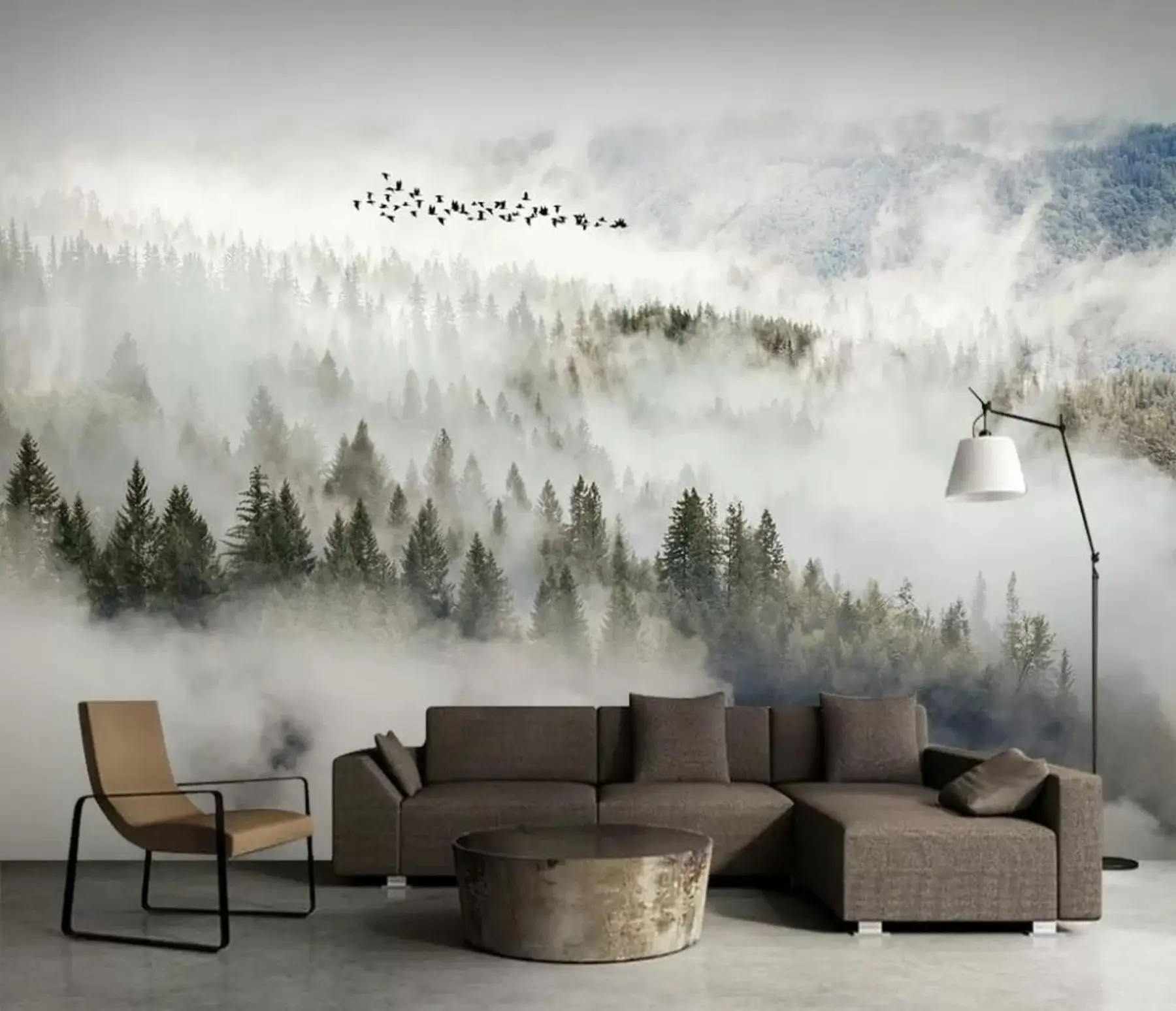 wall murals Облак, небо и планина u13823