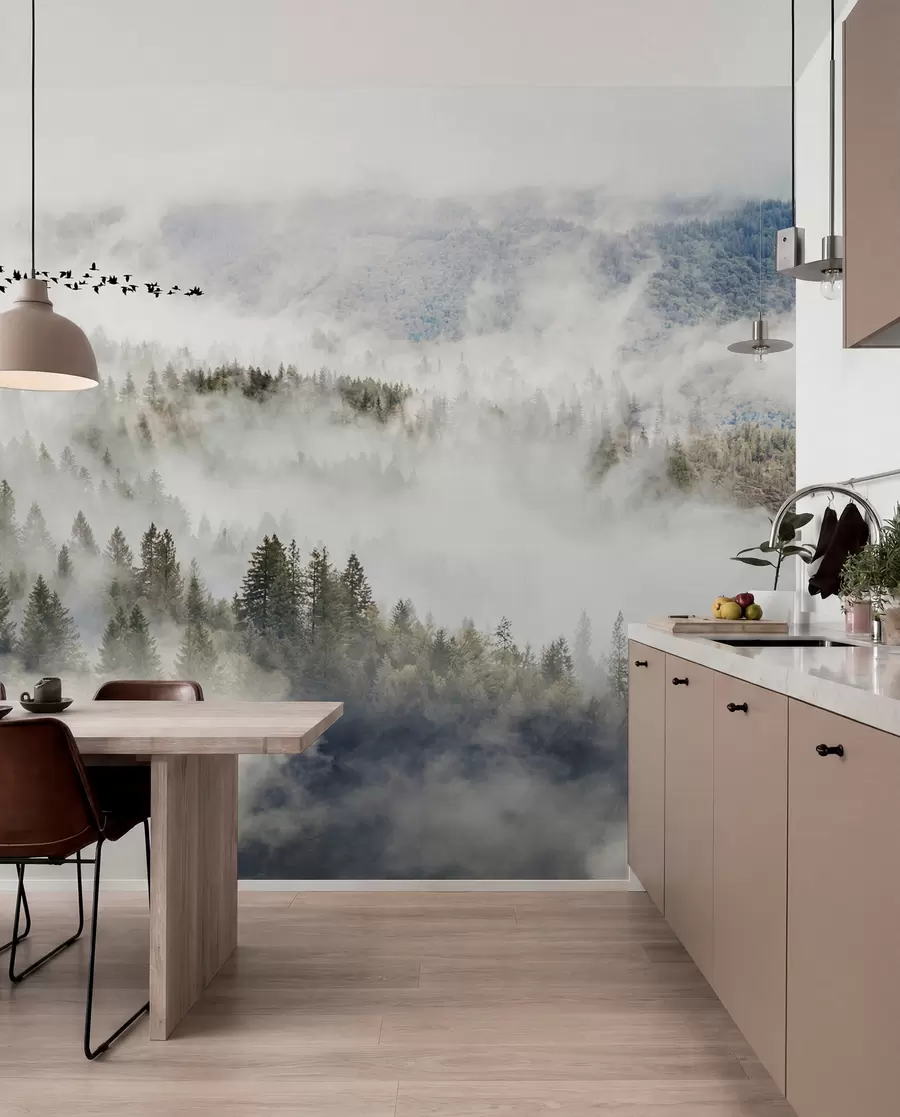 wall murals Облак, небо и планина u13823
