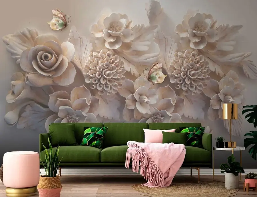 wall murals Цвеће 3Д u16644