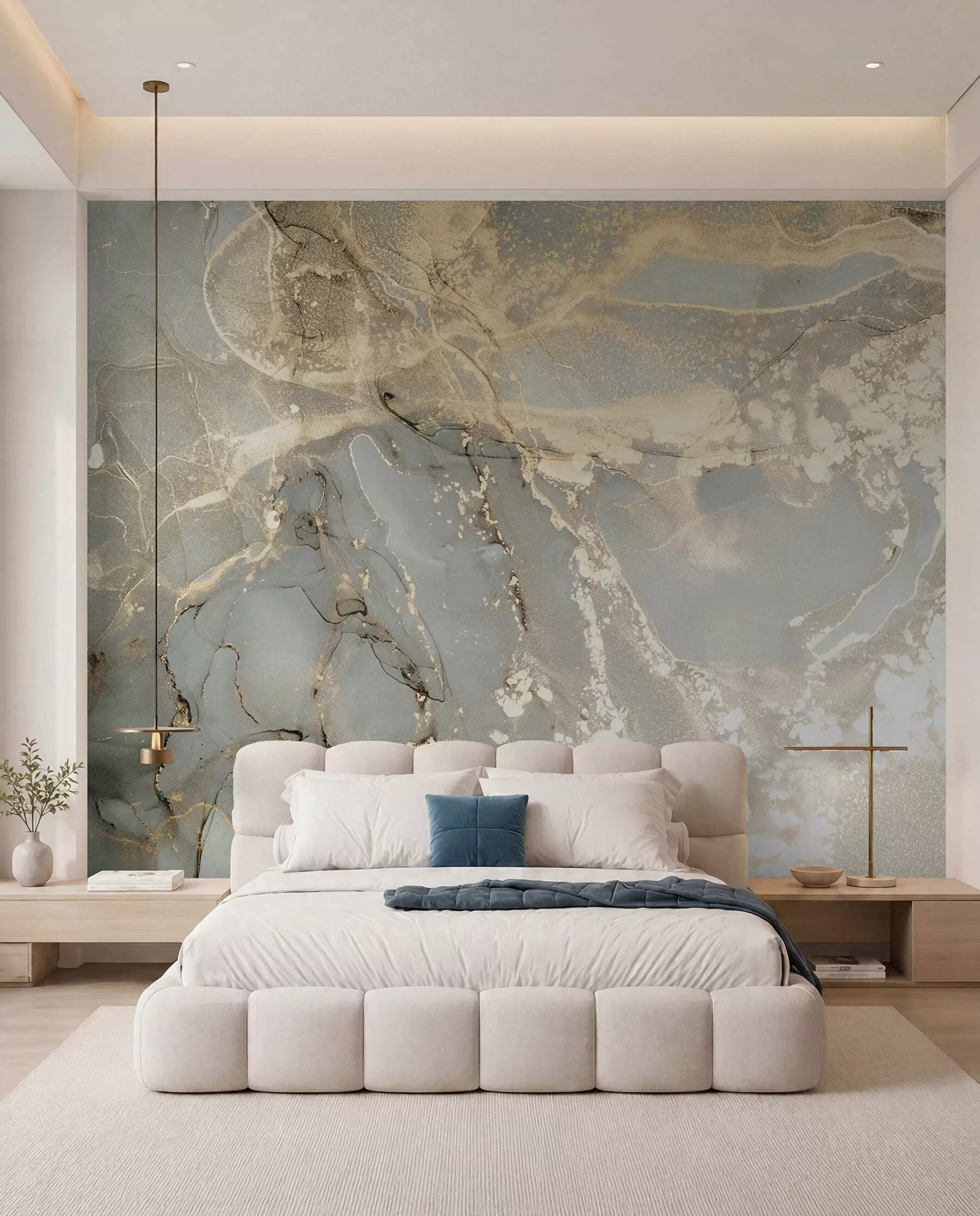 wall murals Сиви и жути мермер u17492