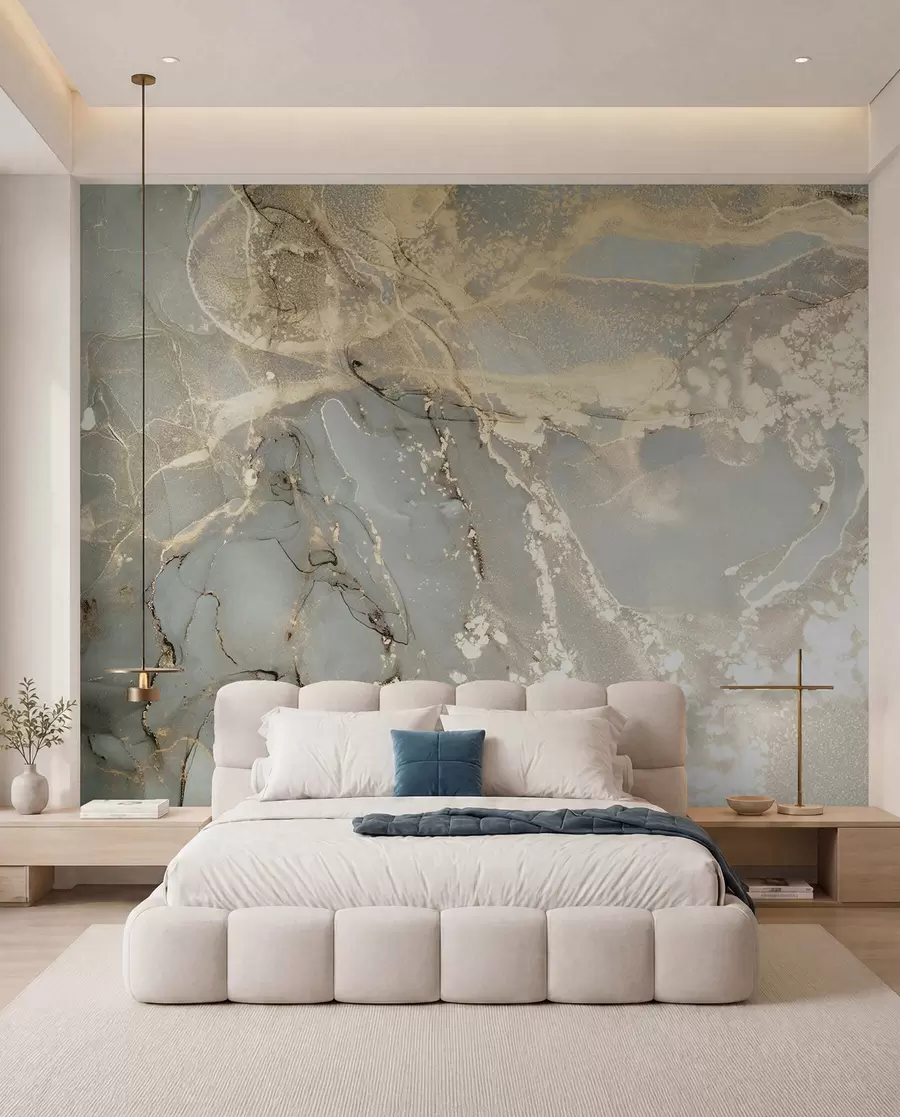 wall murals Сиви и жути мермер u17492