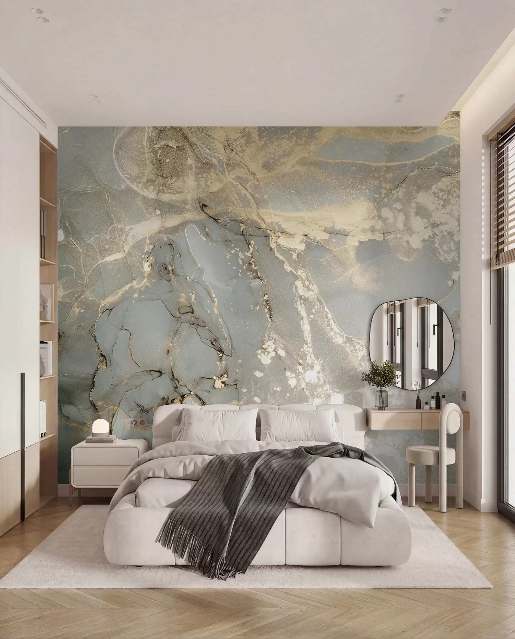 wall murals Сиви и жути мермер u17492