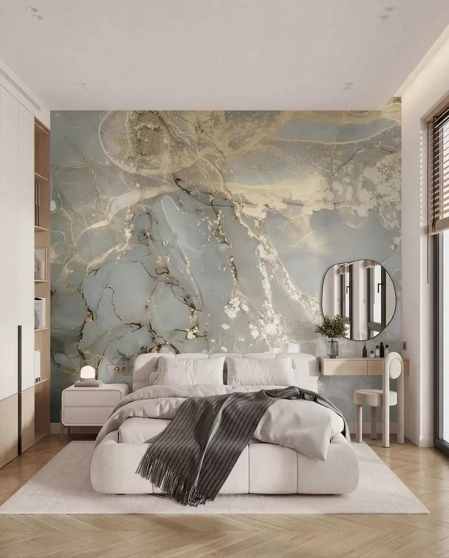 wall murals Сиви и жути мермер u17492
