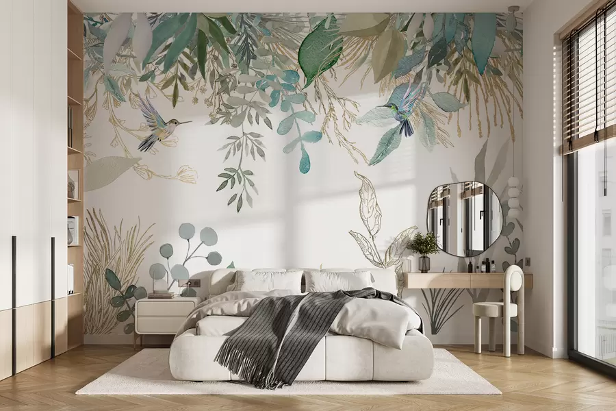 wall murals Ботаника, лист и зелена u17579