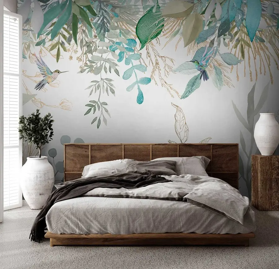 wall murals Ботаника, лист и зелена u17579