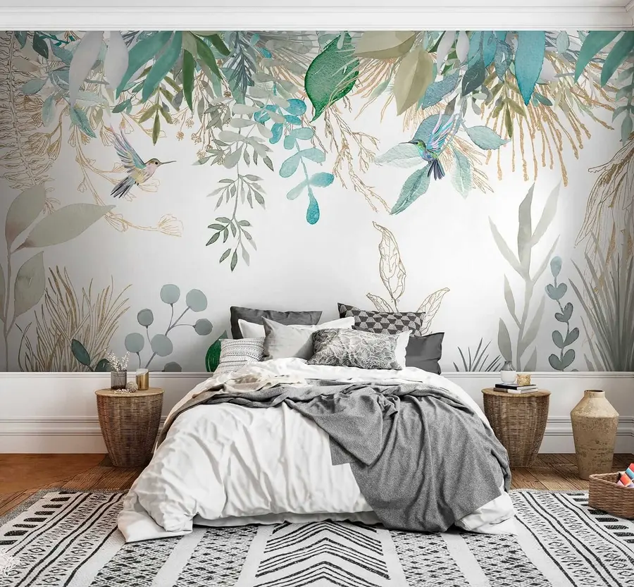 wall murals Ботаника, лист и зелена u17579