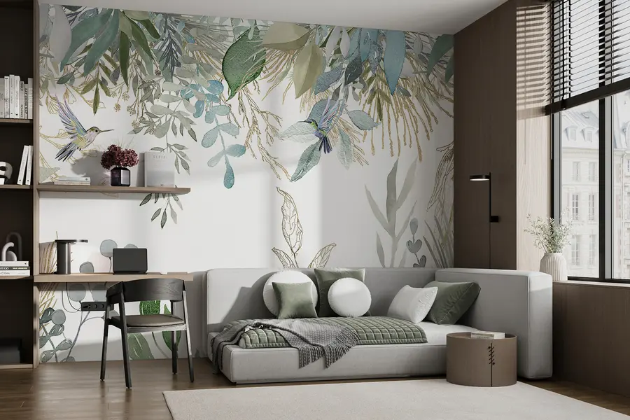 wall murals Ботаника, лист и зелена u17579