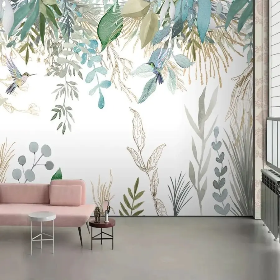 wall murals Ботаника, лист и зелена u17579