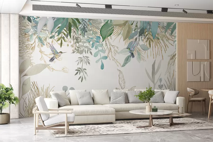 wall murals Ботаника, лист и зелена u17579