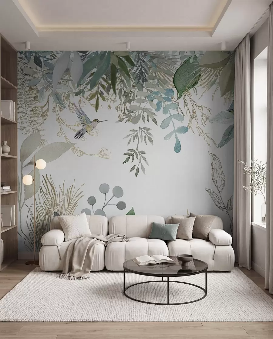 wall murals Ботаника, лист и зелена u17579