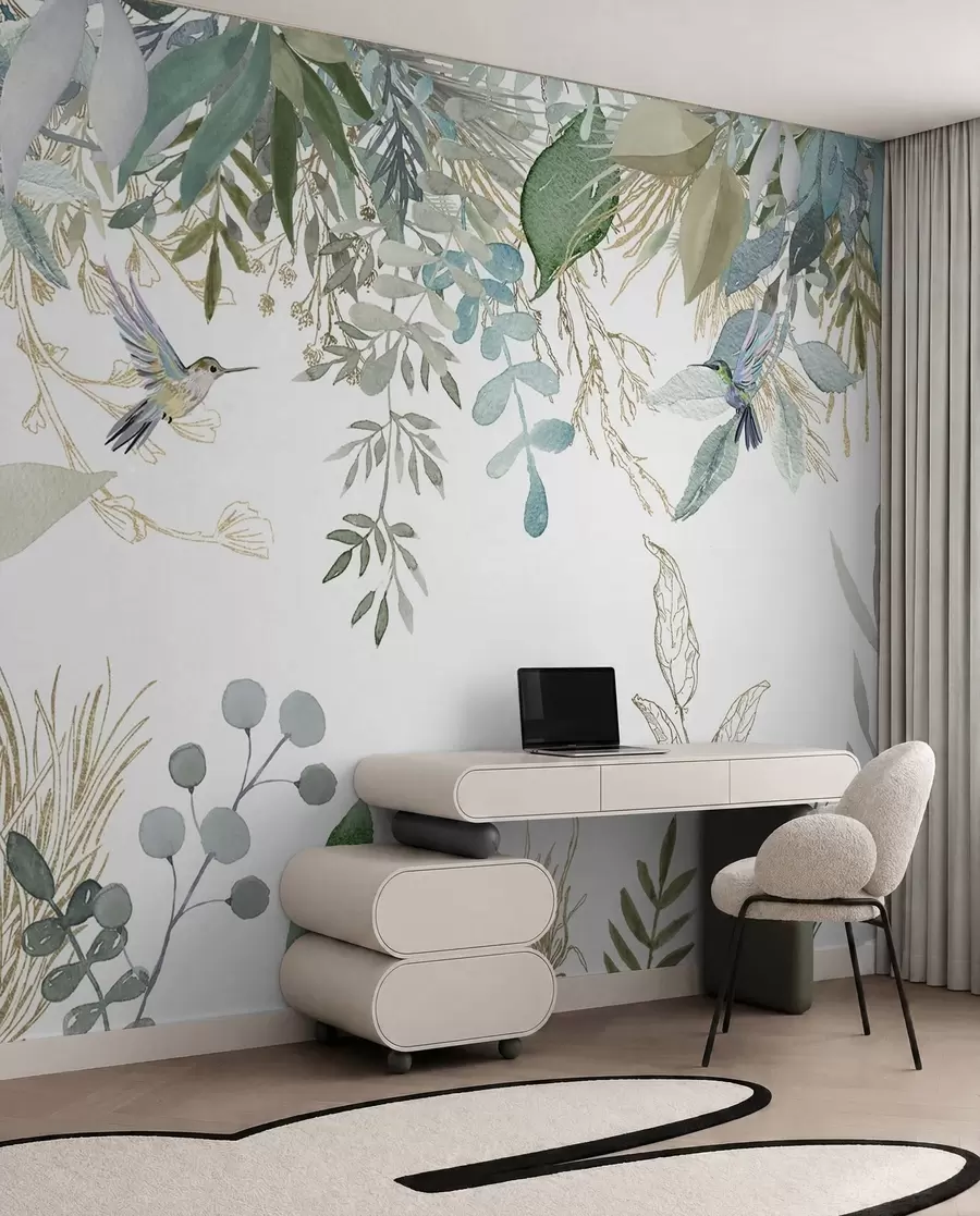 wall murals Ботаника, лист и зелена u17579