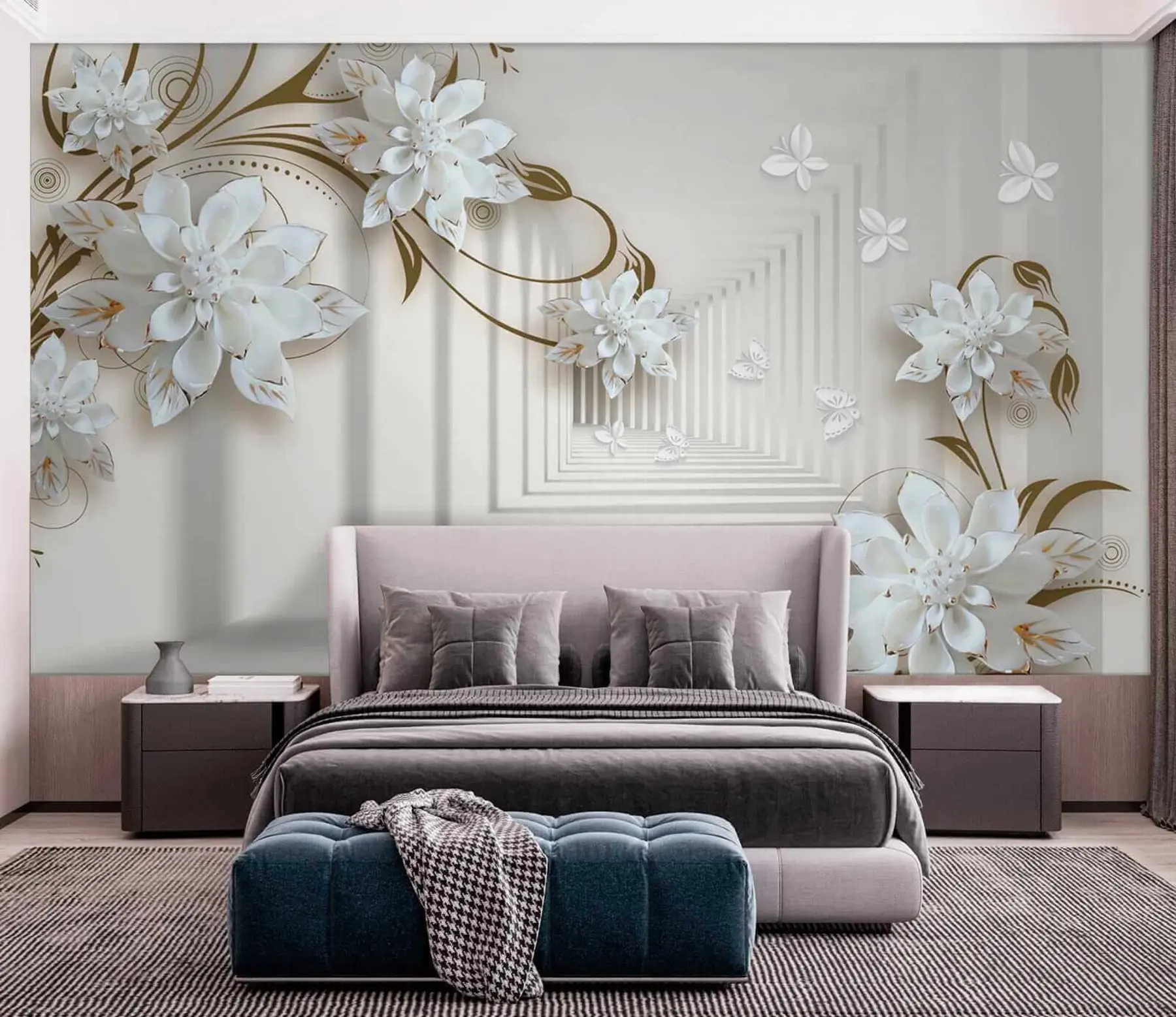 wall murals Цвеће у тунелу u21861
