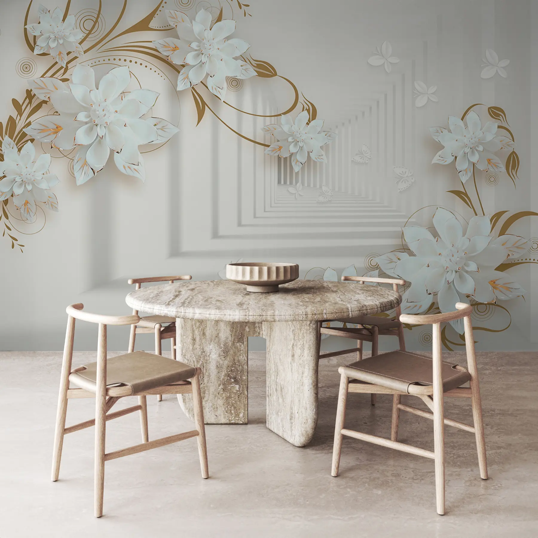 wall murals Цвеће у тунелу u21861