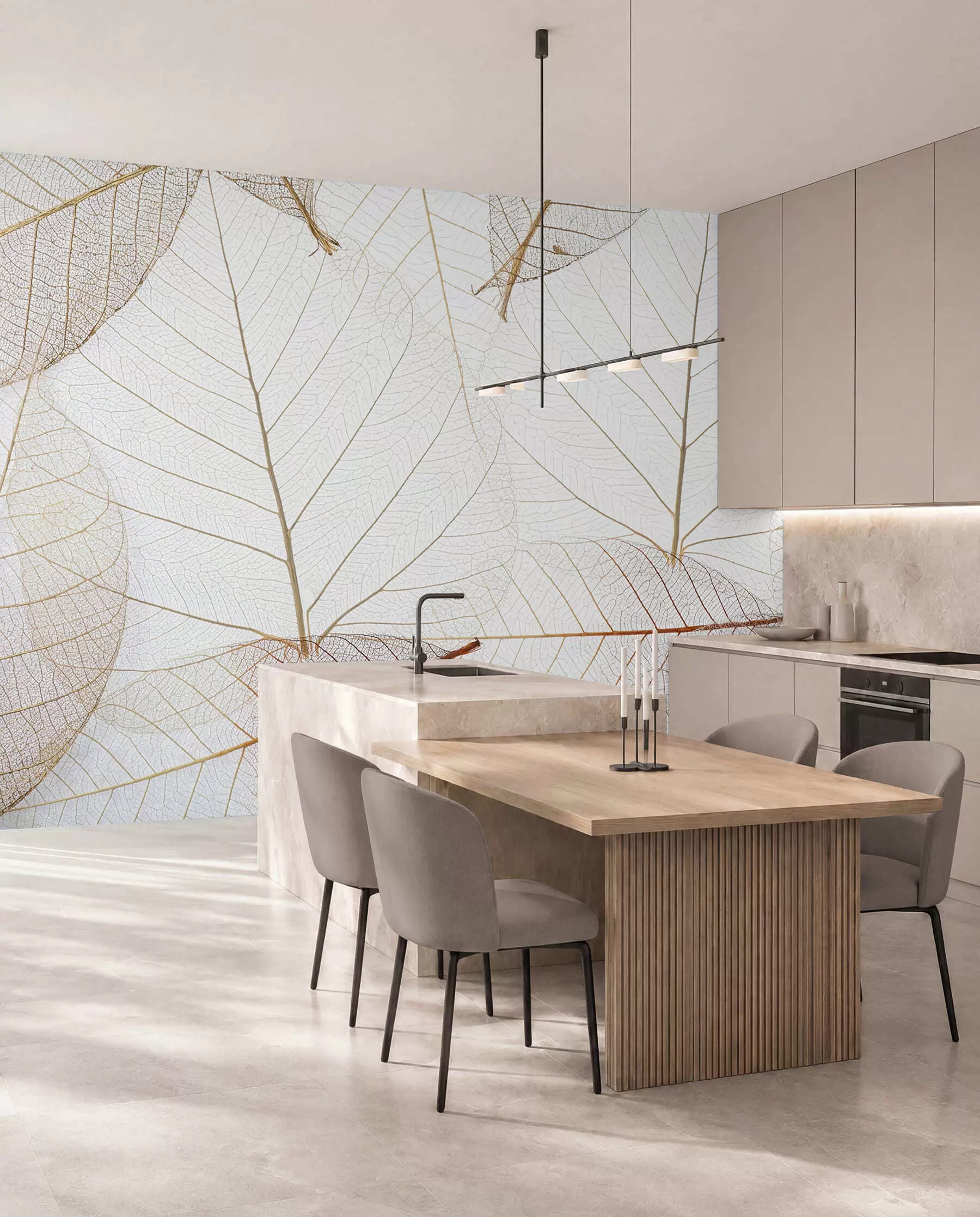 wall murals Транспарентно лишће u24439