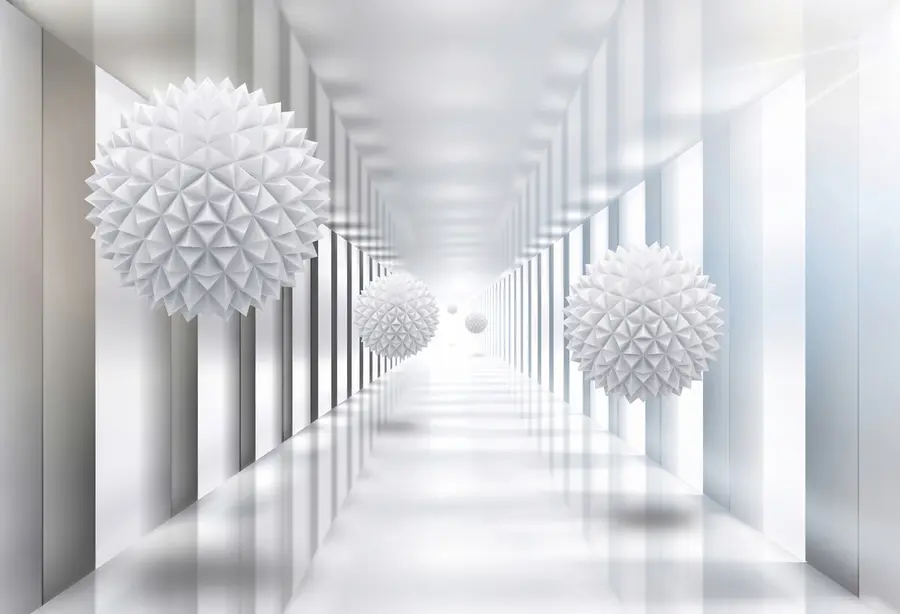 wall murals Куглице у тунелу u24571