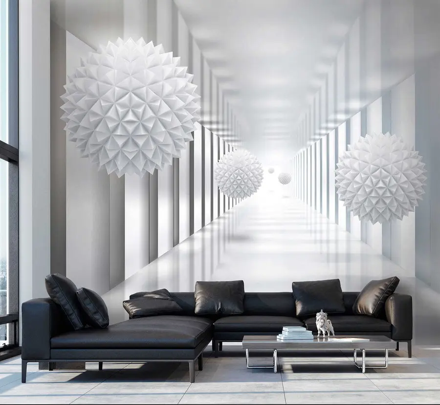 wall murals Куглице у тунелу u24571