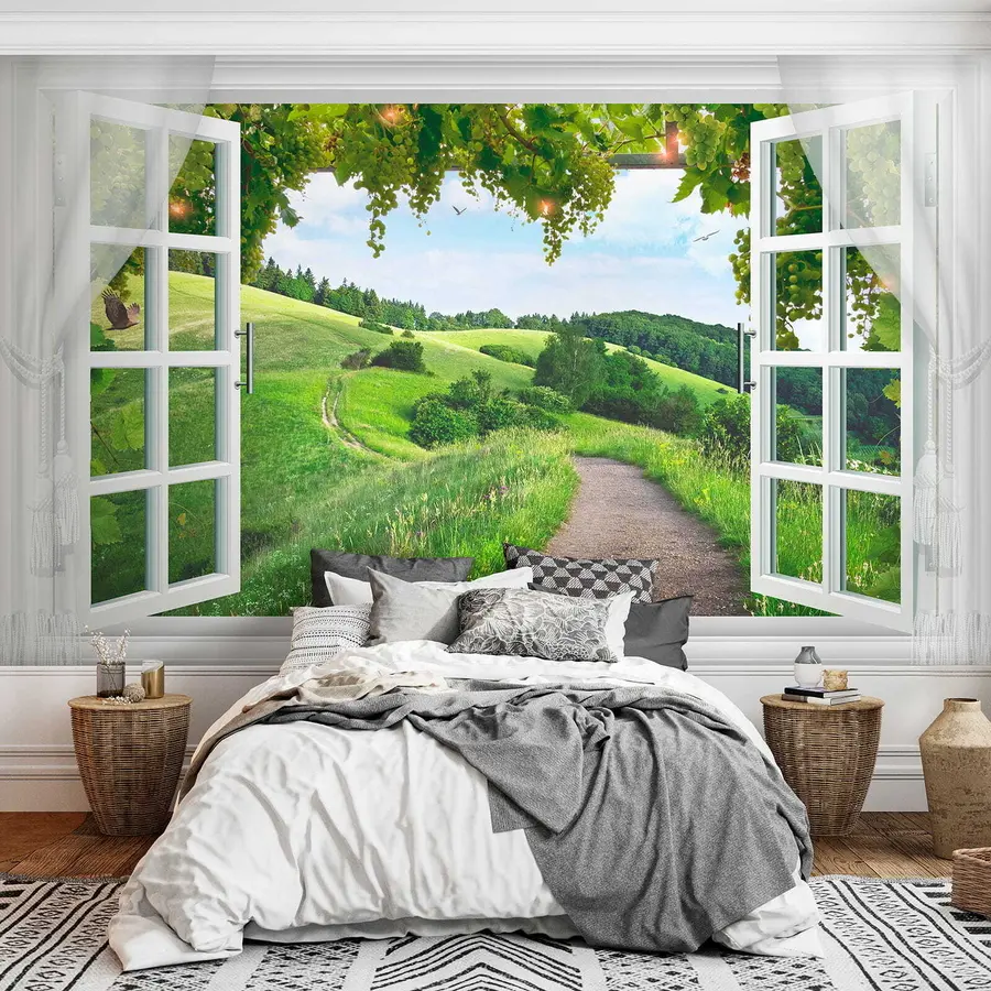 wall murals Поглед са прозора у чишћење u28196