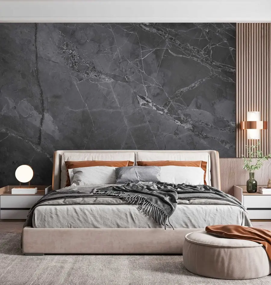 wall murals Тамно сиви мермер u29912