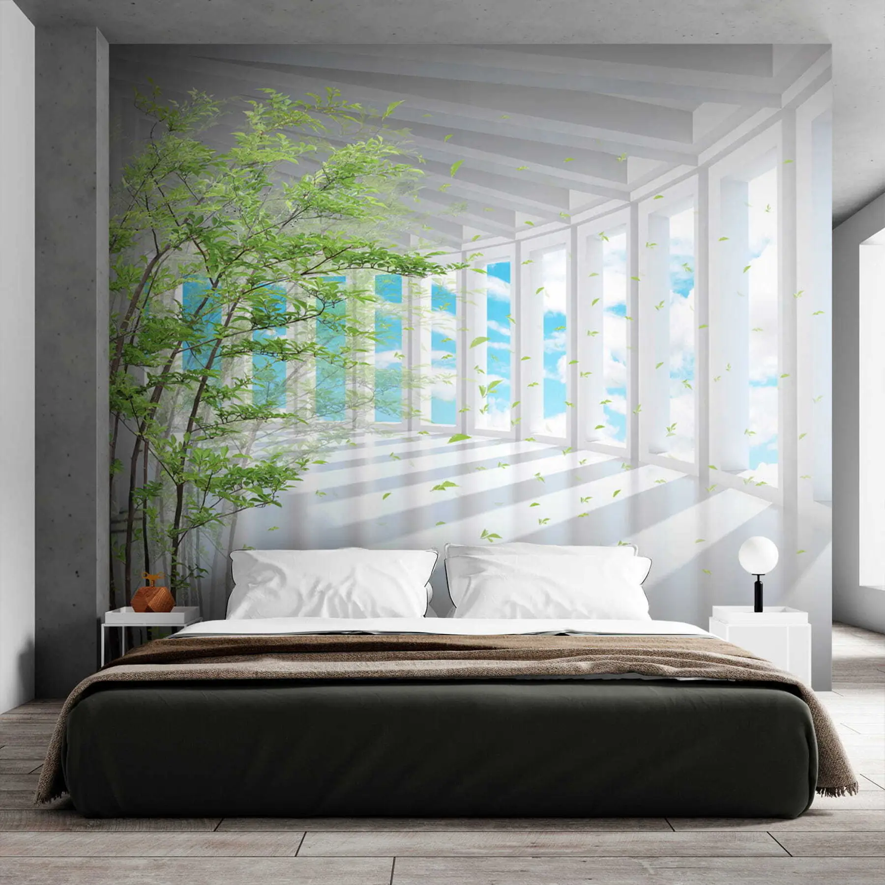 wall murals Тунел са погледом на облаку u29922