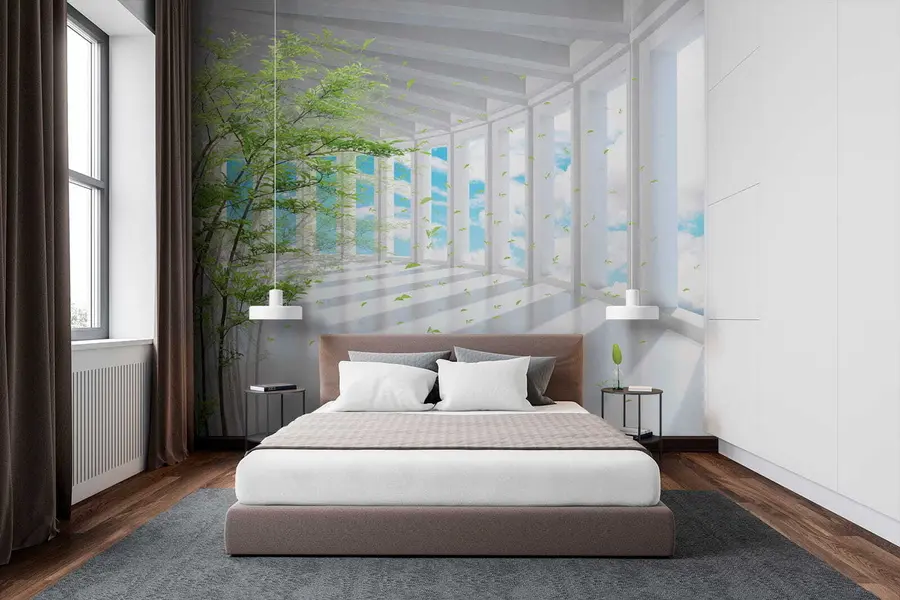 wall murals Тунел са погледом на облаку u29922