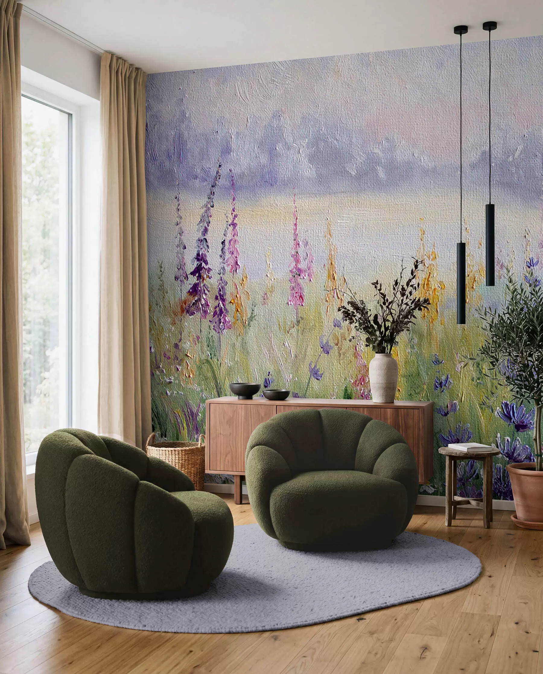 wall murals Цвећара, сликање уља u30067