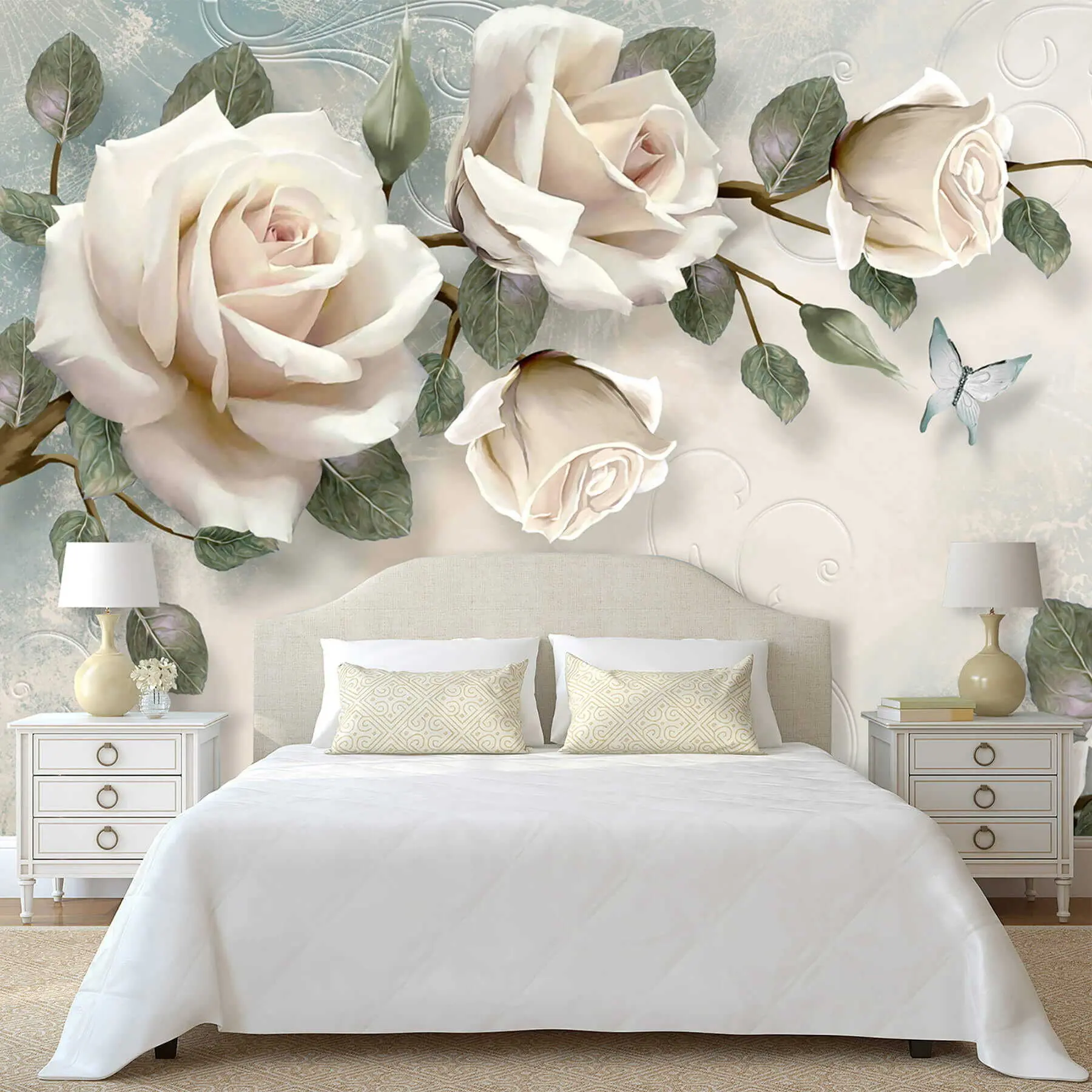 wall murals Крем руже u31353