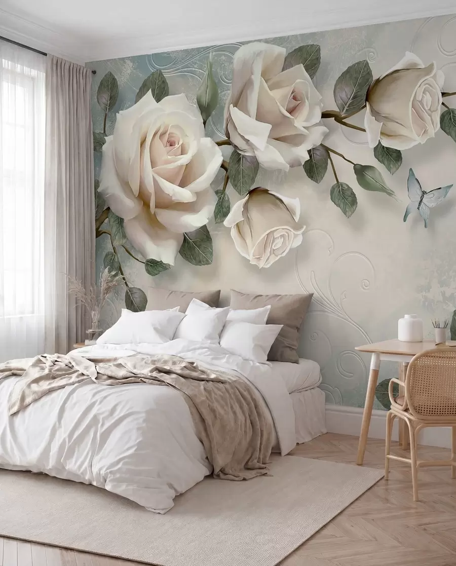wall murals Крем руже u31353