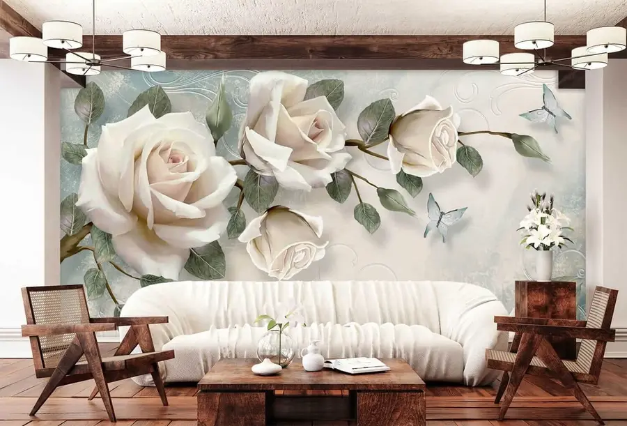 wall murals Крем руже u31353