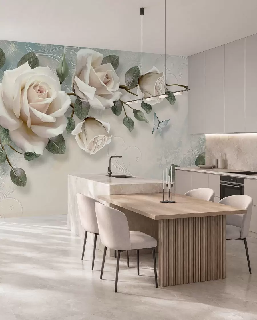 wall murals Крем руже u31353